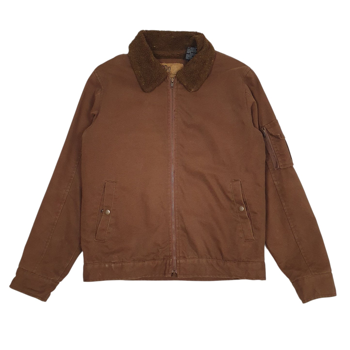 Mens Brown BDG Sherpa Lined  Coat