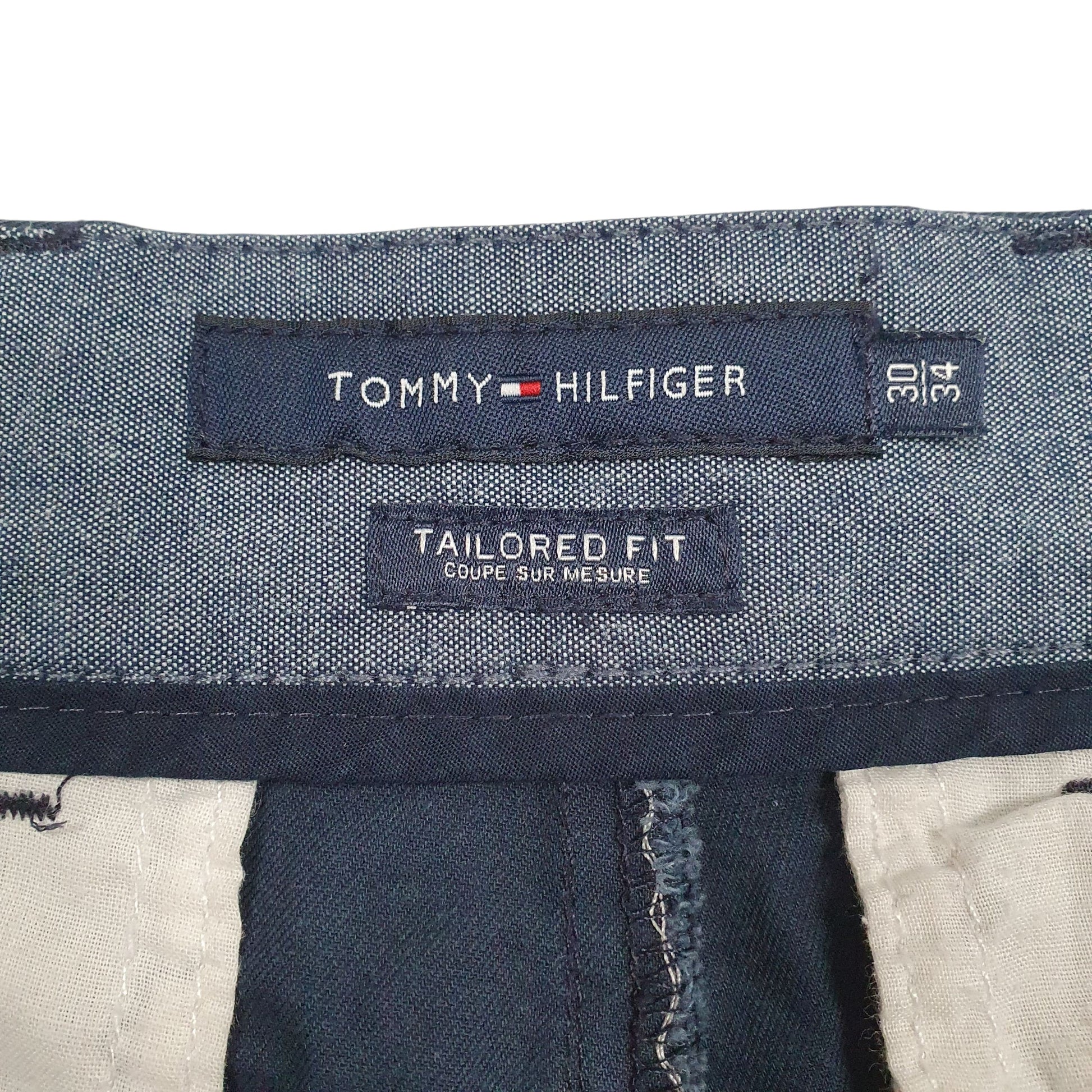 Mens Navy Tommy Hilfiger   Trousers