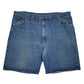 Mens Blue Wrangler Relaxed Fit Denim Shorts