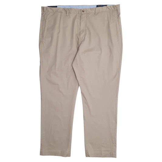 Mens Beige Polo Ralph Lauren Stretch Classic Chino Trousers