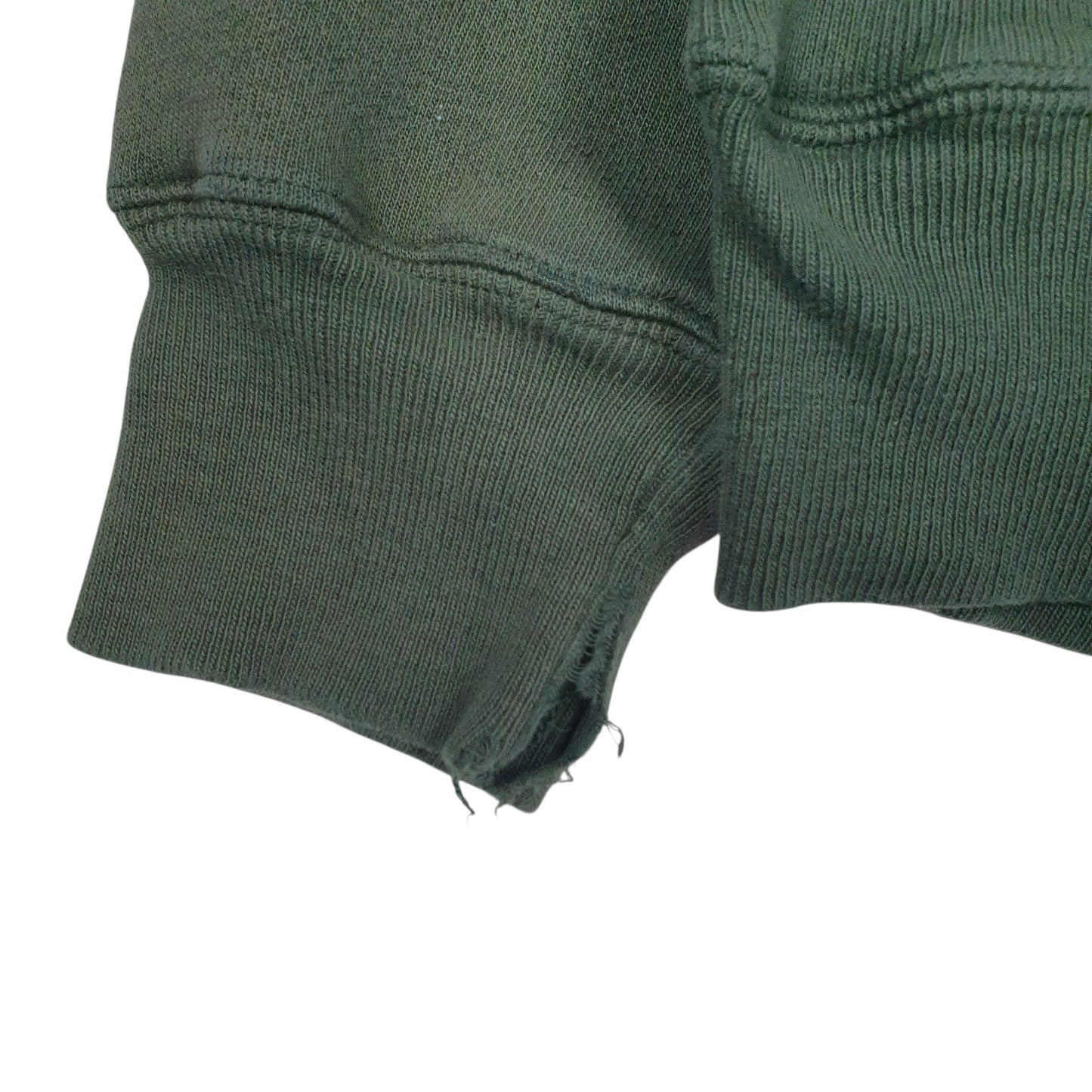 Mens Green Champion Reverse Weave Doylestown Rugby Hoodie Jumper