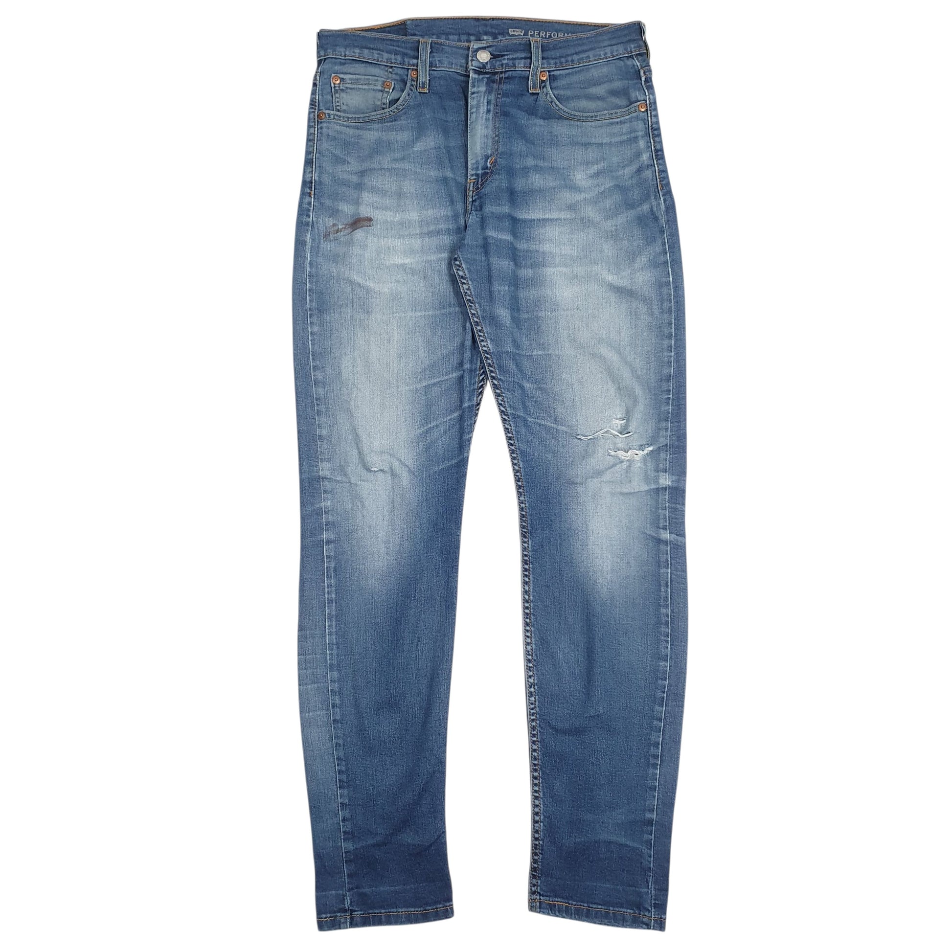 Mens Blue Levis Performance Distressed 510 JeansW30 L32