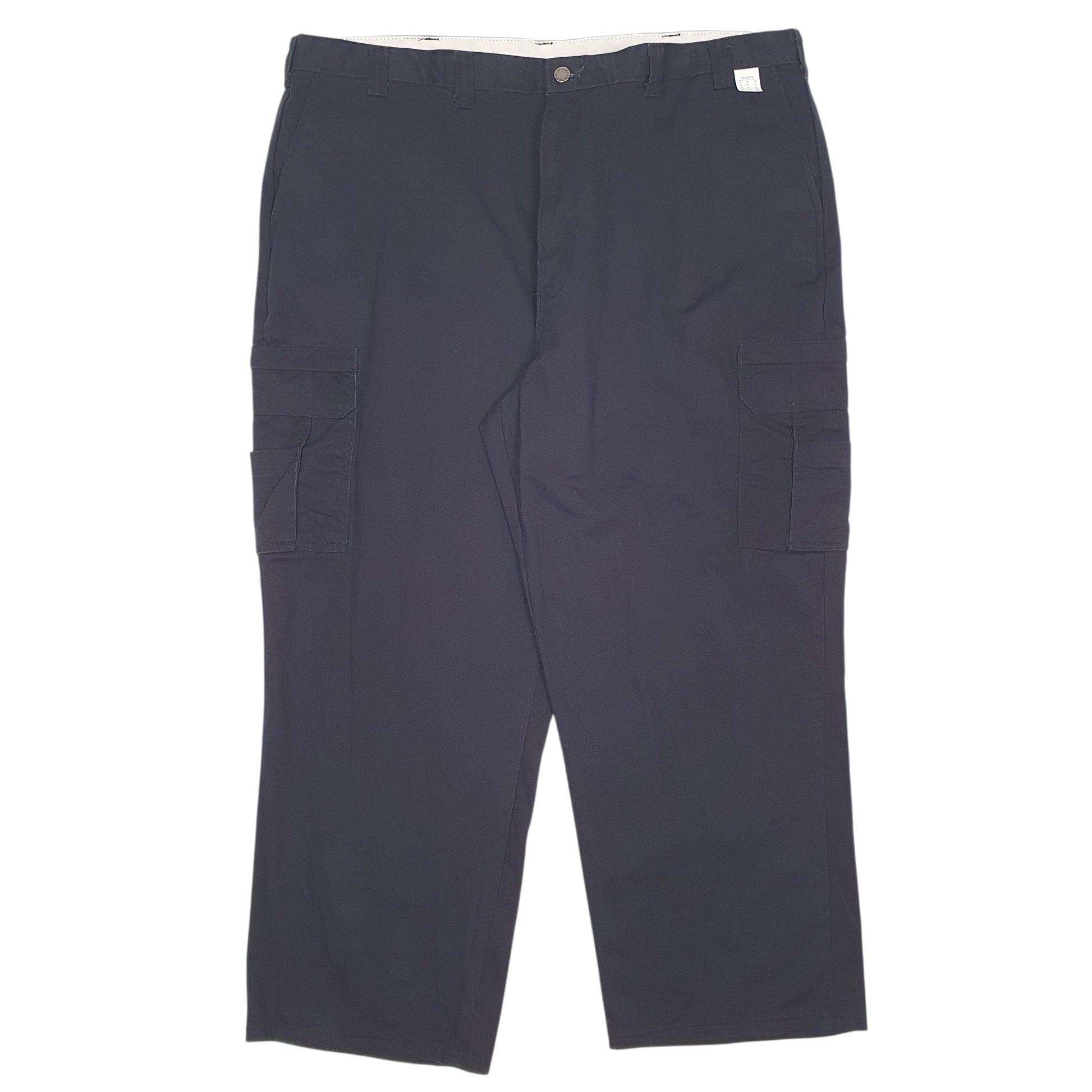 Mens Black Dickies  Cargo Trousers