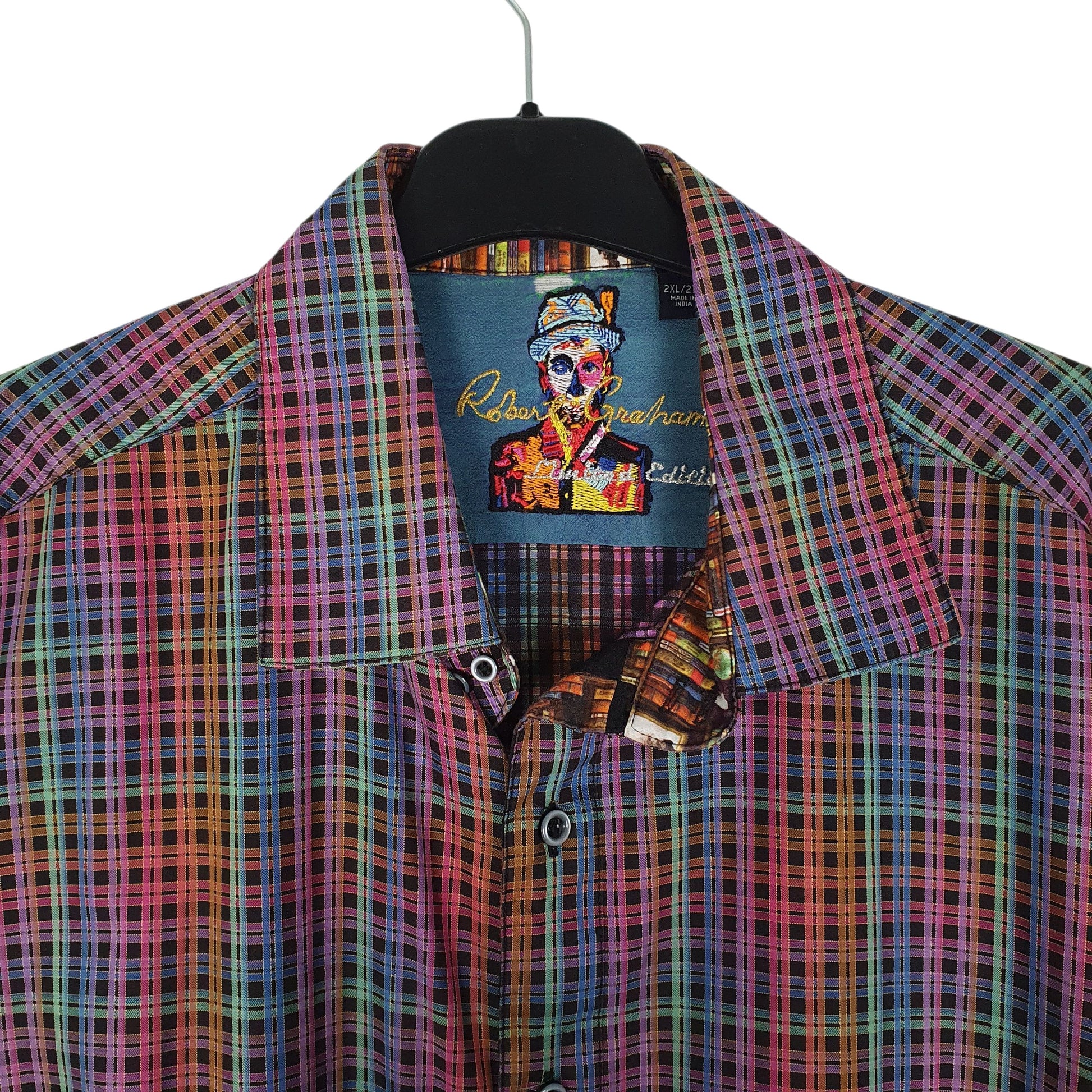 Mens Blue Robert Graham Limited Edition  Shirt