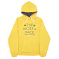 Mens Yellow The North Face Spellout Hoodie Jumper