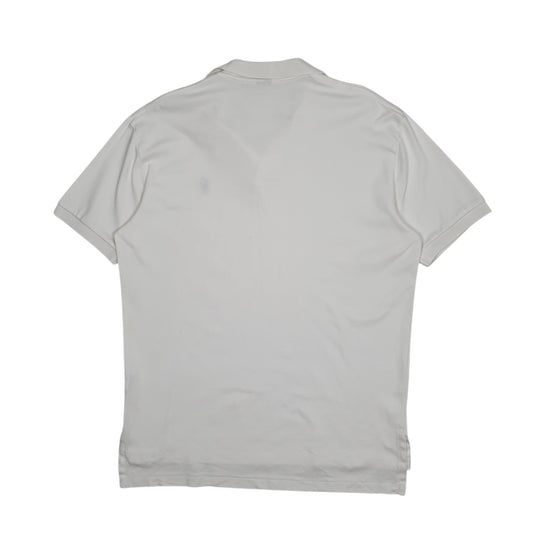 Mens White Polo Ralph Lauren  Full Zip Polo Shirt