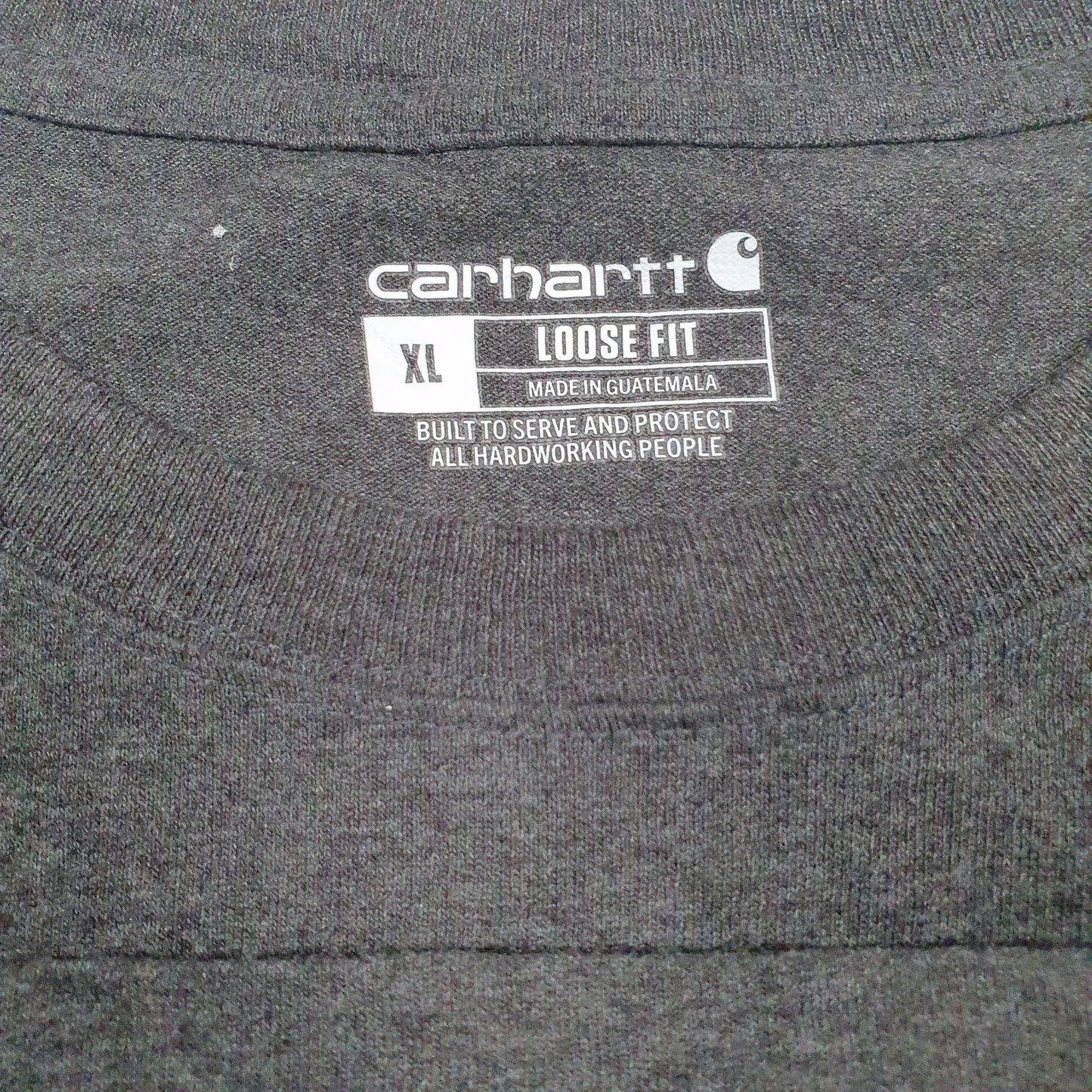 Mens Grey Carhartt   T Shirt