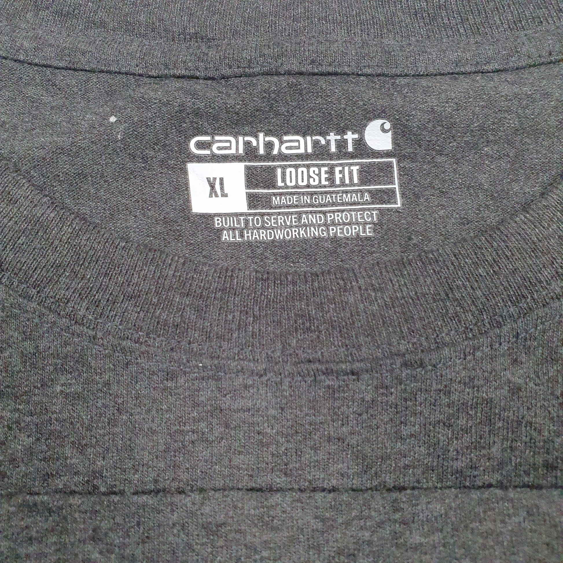 Mens Grey Carhartt   T Shirt