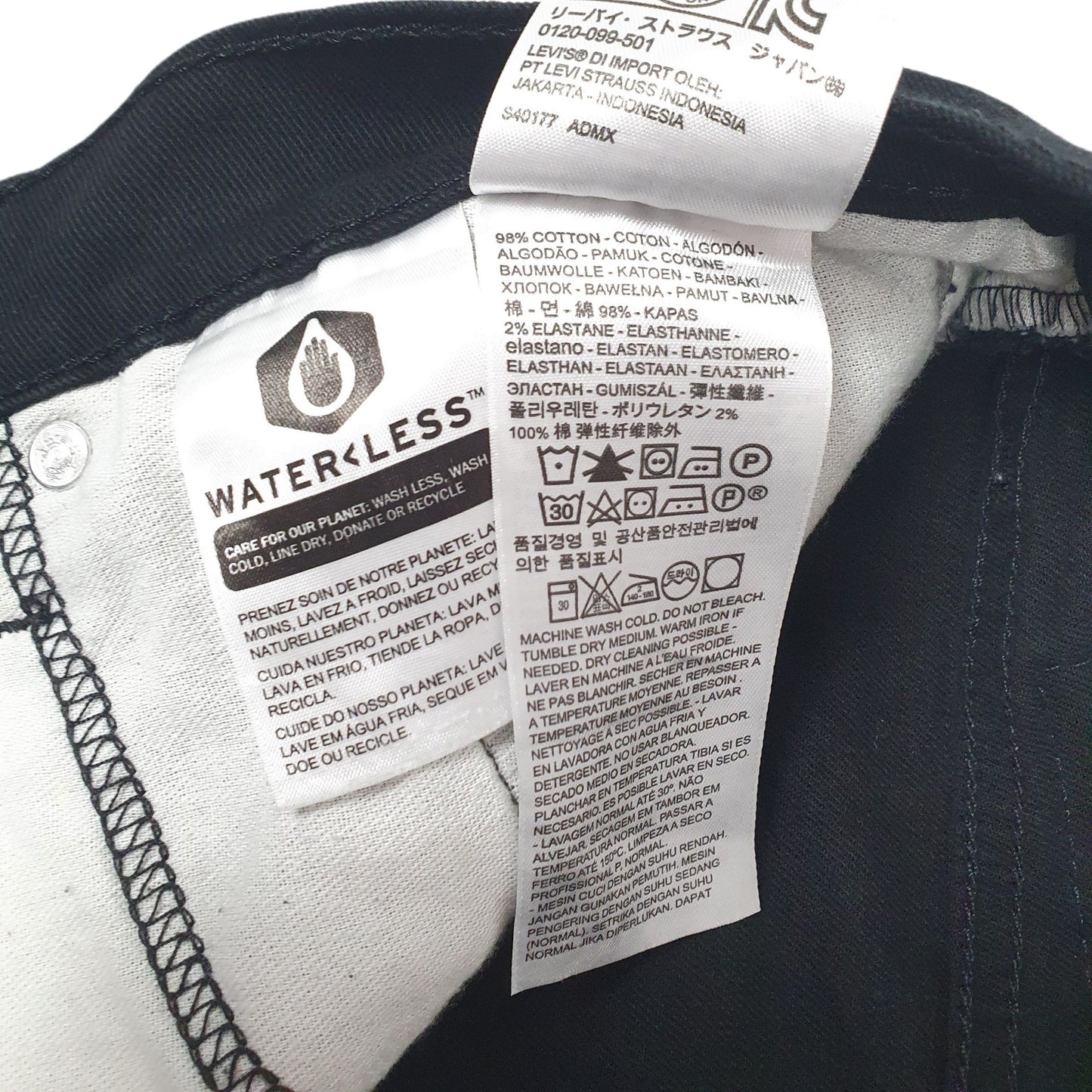 Mens Black Levis   Jeans