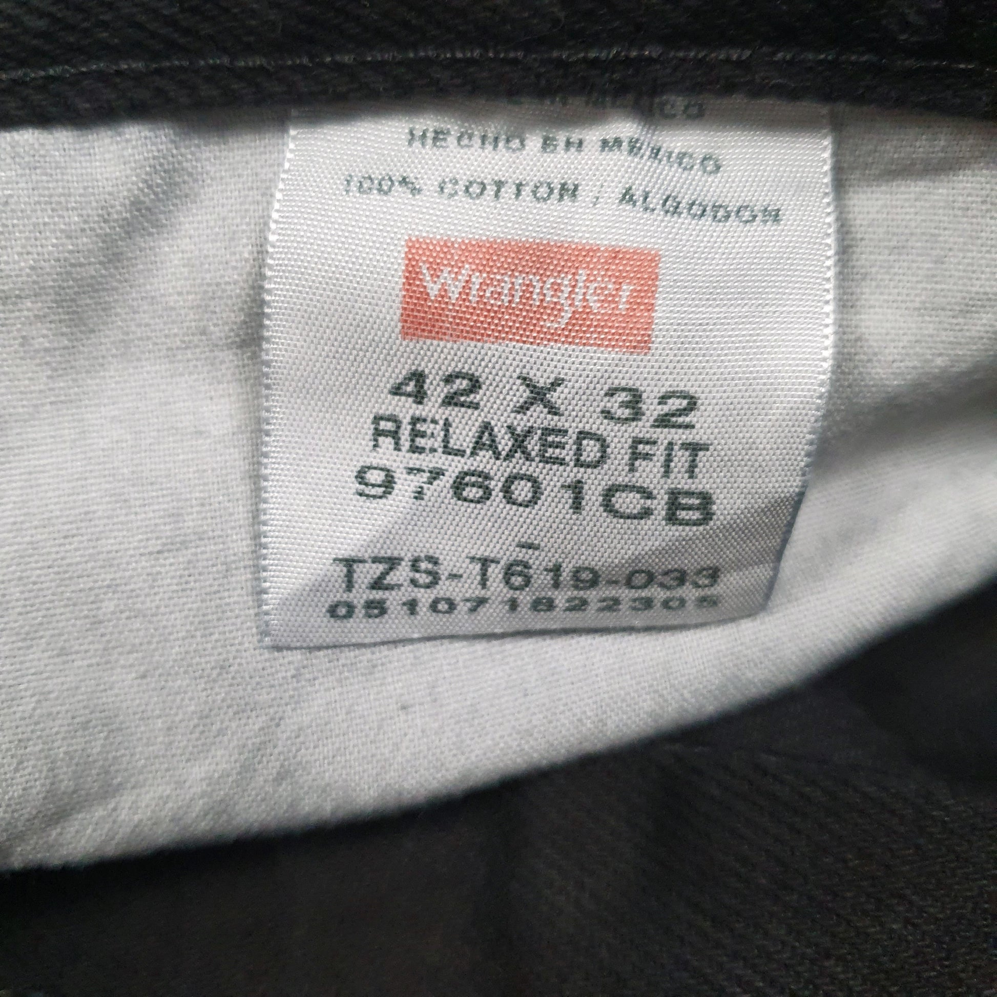 Mens Black Wrangler   Jeans