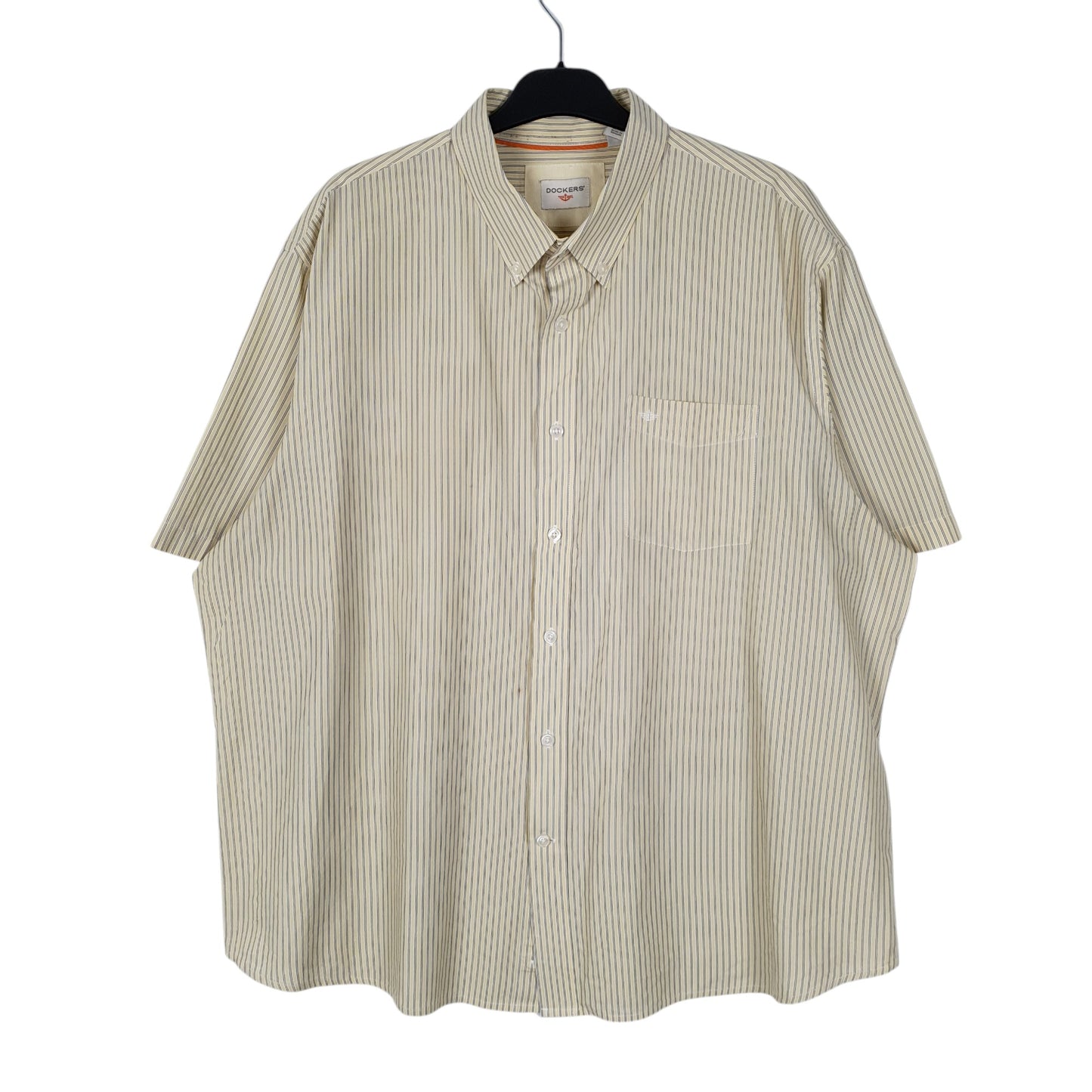 Mens Cream Dockers  Short Sleeve Shirt