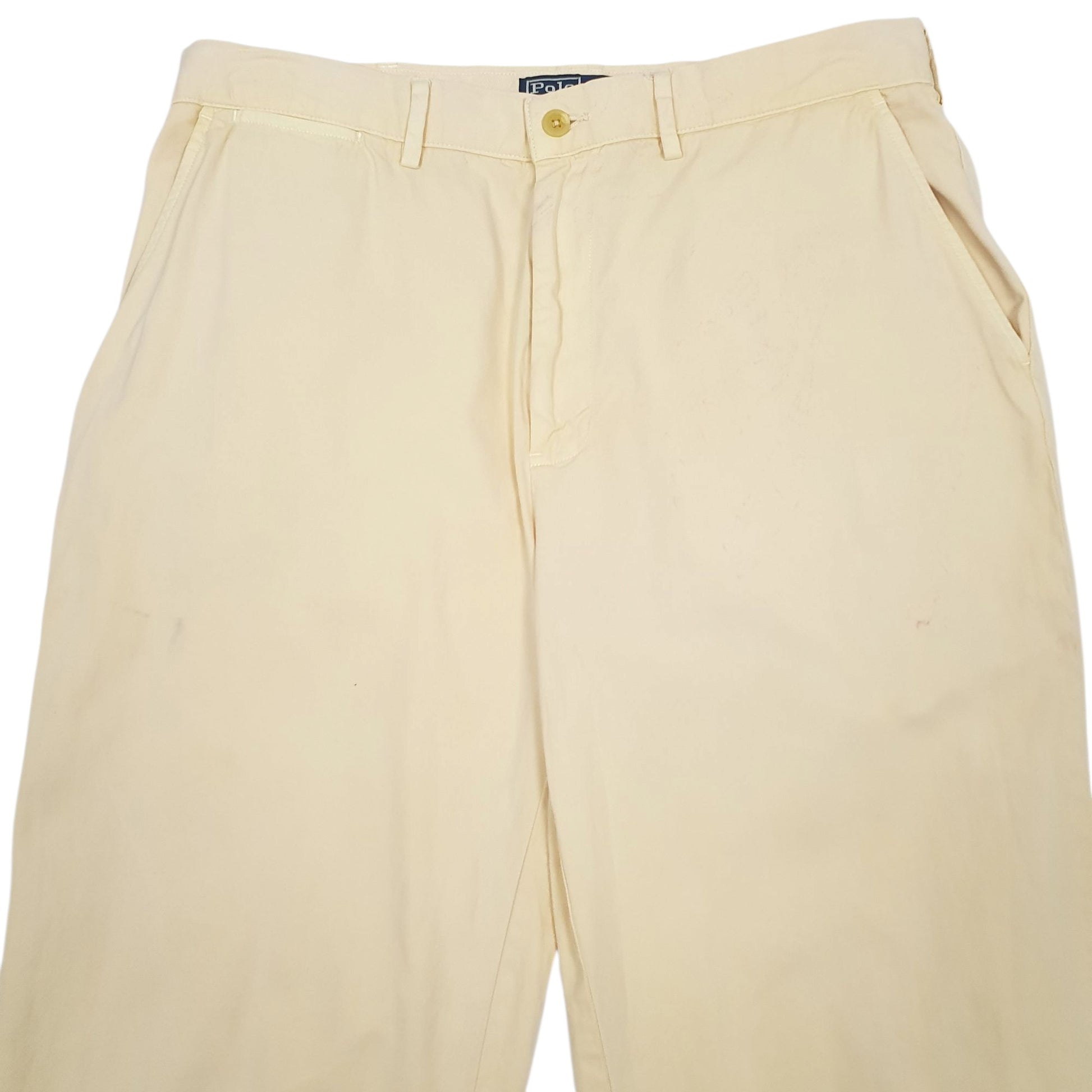 Mens Yellow Polo Ralph Lauren Vintage 90s  Trousers