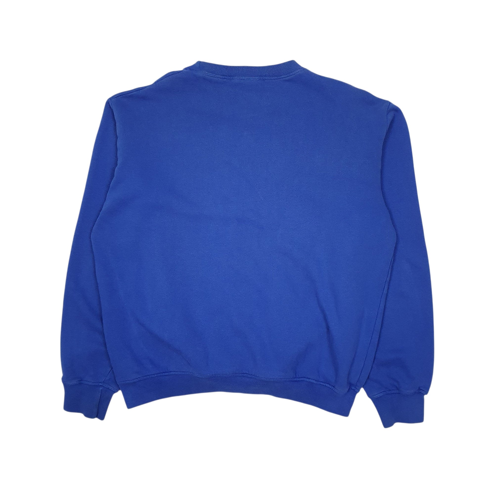 Mens Blue Carhartt Spellout Crewneck Jumper