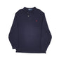 Mens Navy Polo Ralph Lauren  Long Sleeve Polo Shirt