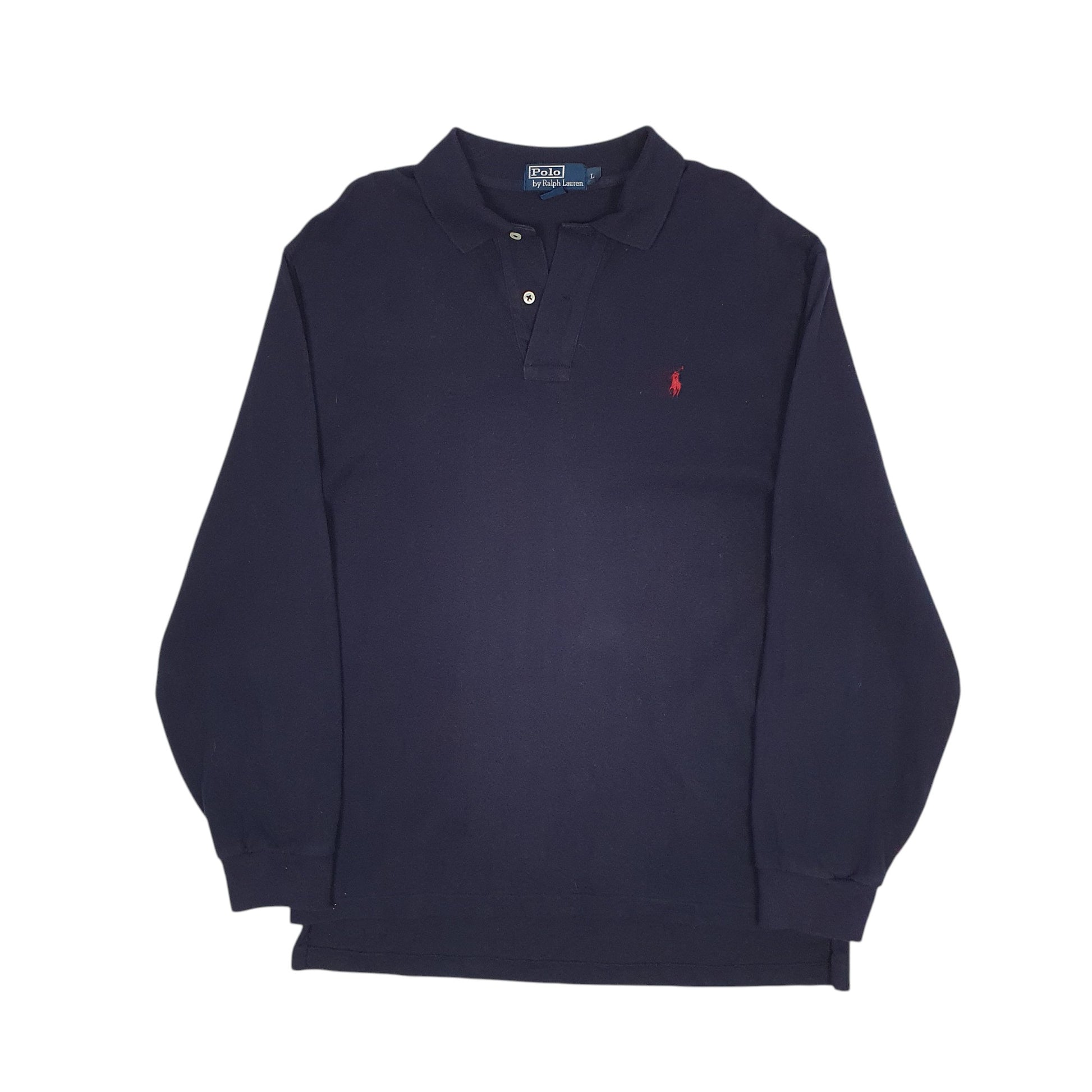 Mens Navy Polo Ralph Lauren  Long Sleeve Polo Shirt