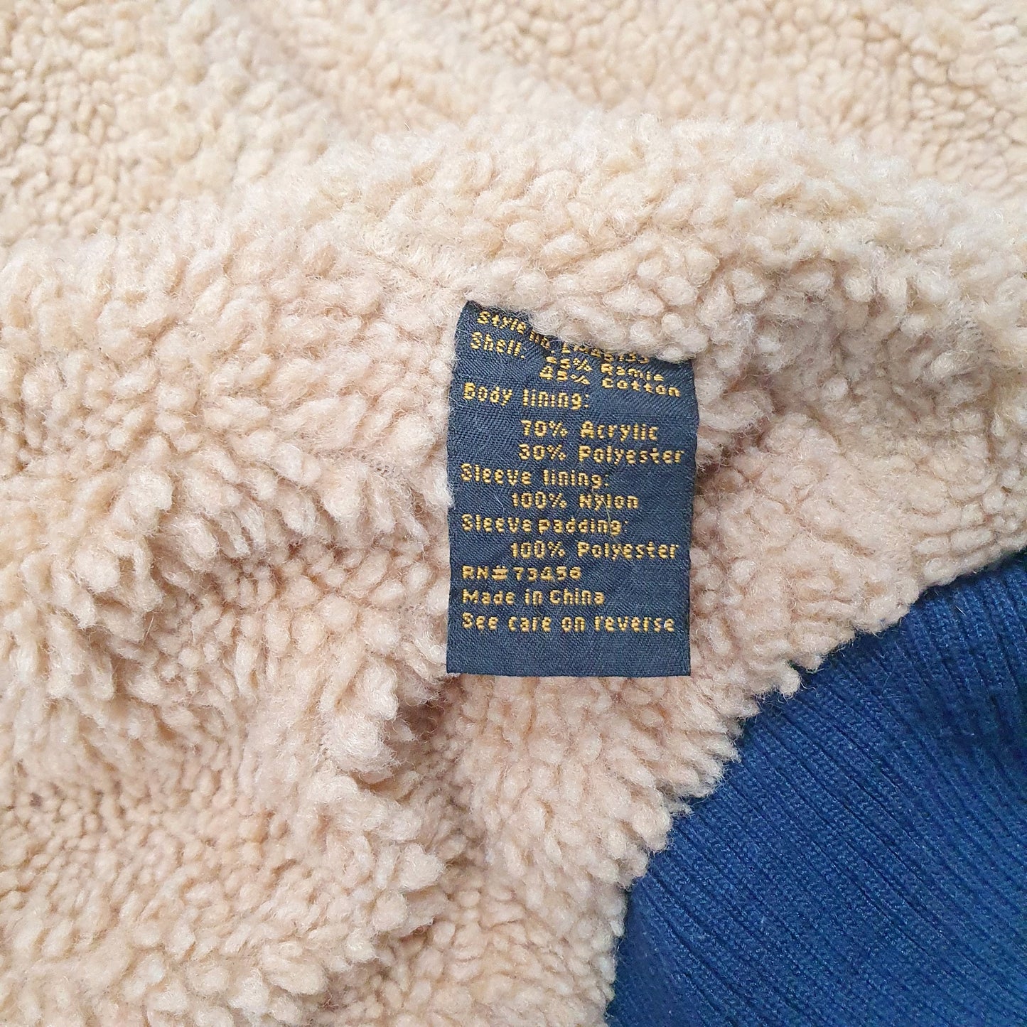 Mens Blue Lee   Coat