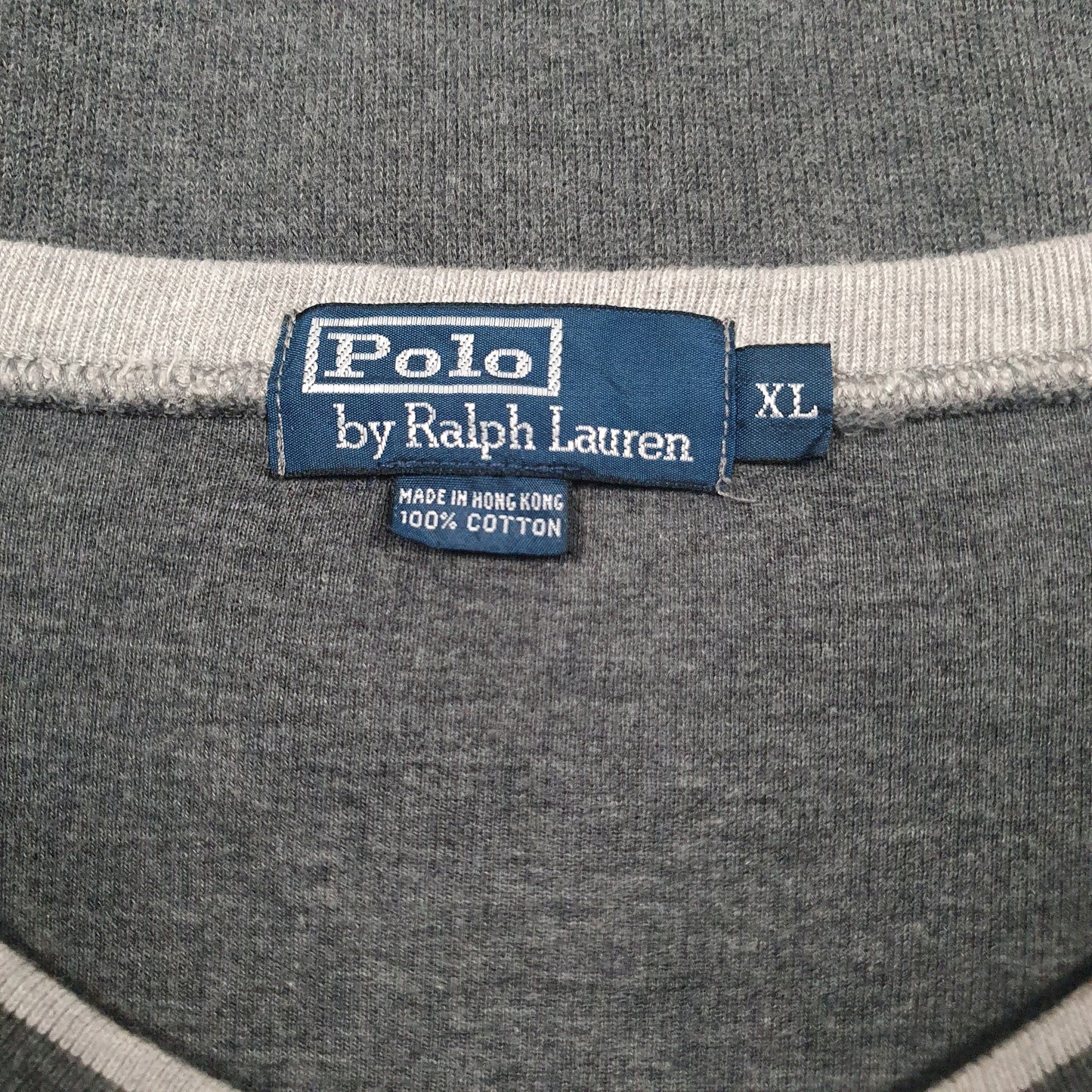 Mens Grey Polo Ralph Lauren  V Neck Jumper