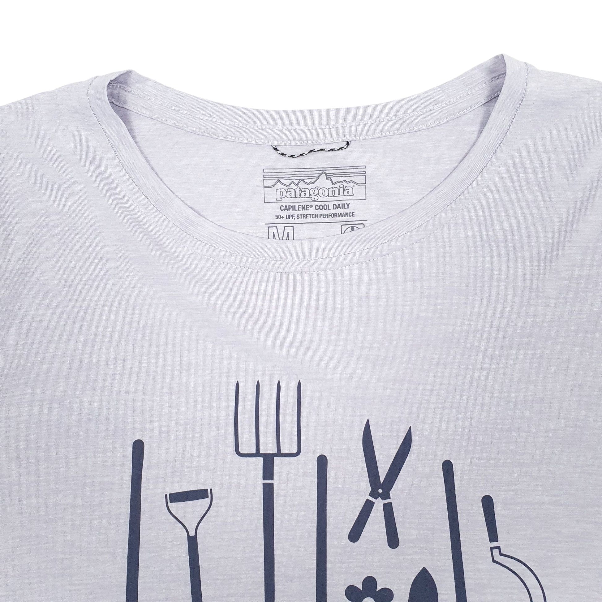 Mens Purple Patagonia Capilene Quarter Zip T Shirt