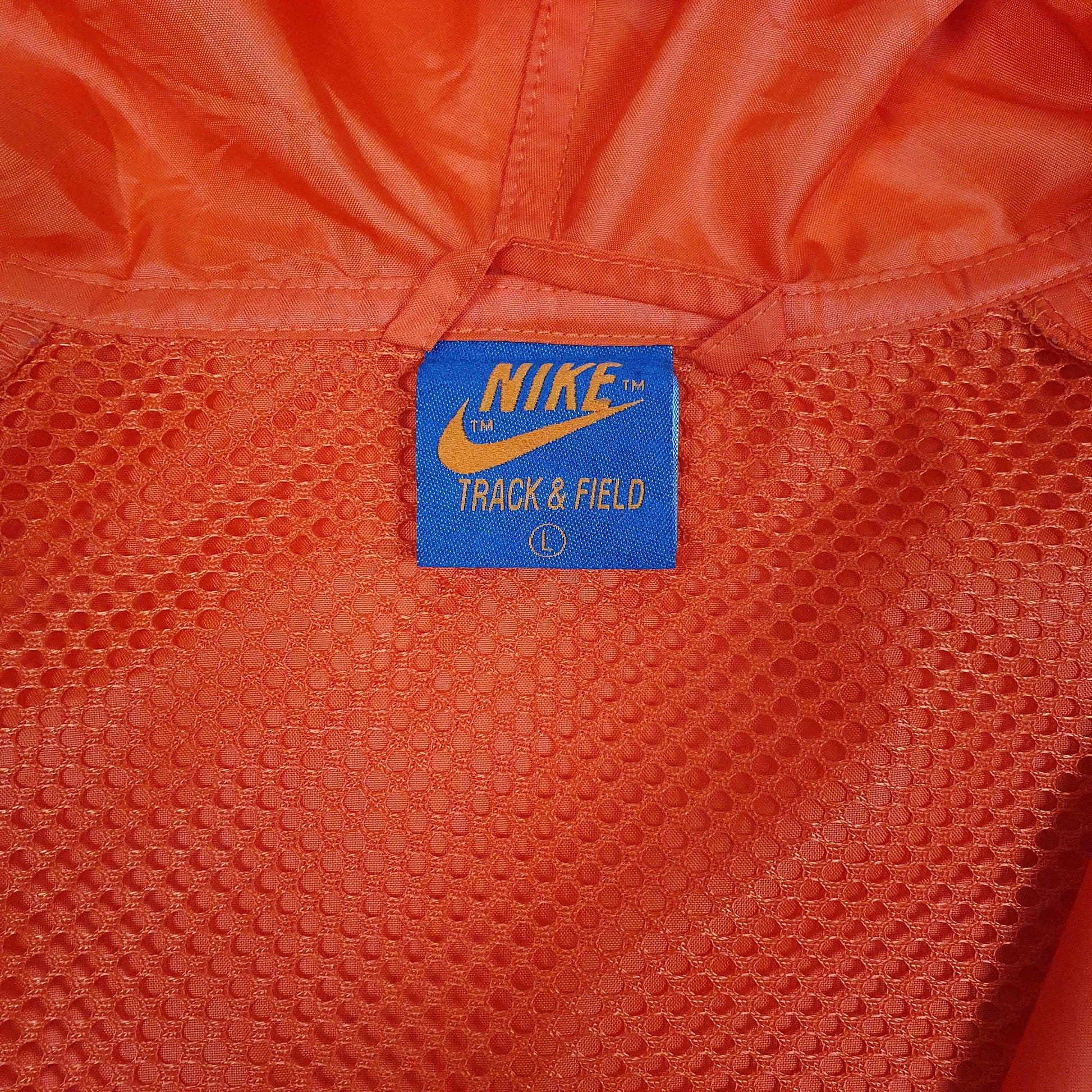 Mens Purple Nike Vintage 90s Track & Field  Coat