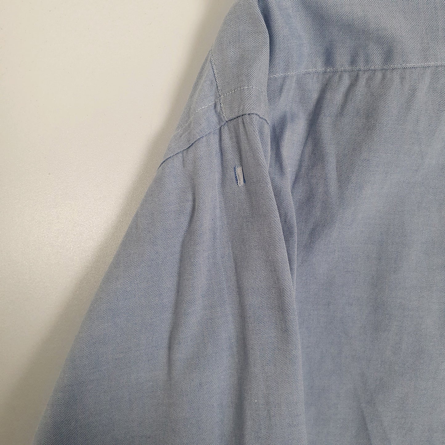 Mens Blue L.L.Bean Vintage 90s Made In USA  Shirt