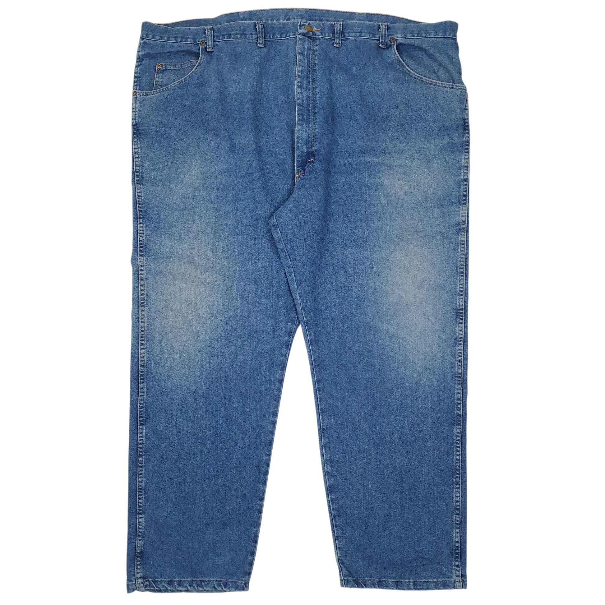 Mens Blue Wrangler Rugged Wear Casual JeansW52 L30