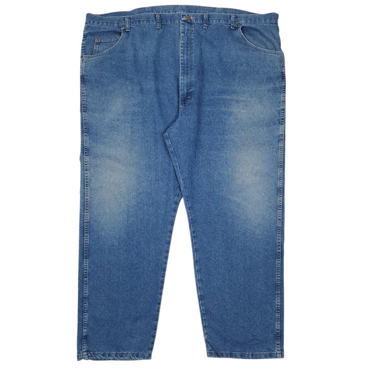 Mens Blue Wrangler Rugged Wear Casual JeansW52 L30