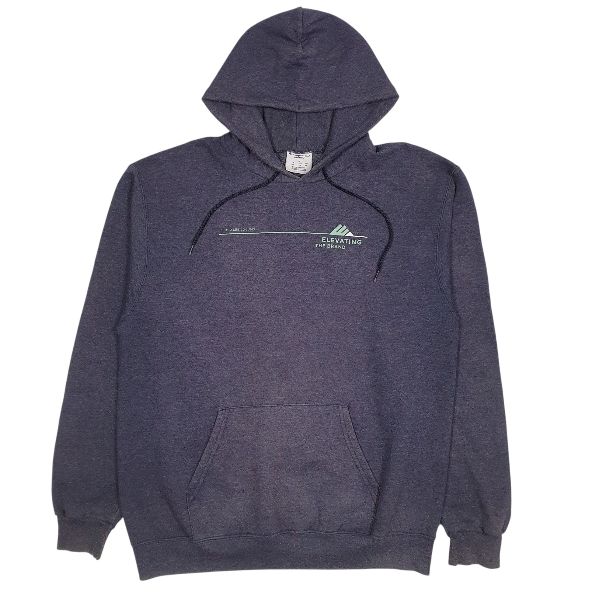 Mens Blue Champion  Hoodie Jumper