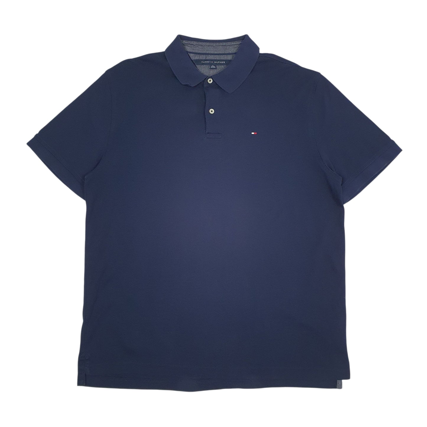 Mens Navy Tommy Hilfiger  Short Sleeve Polo Shirt