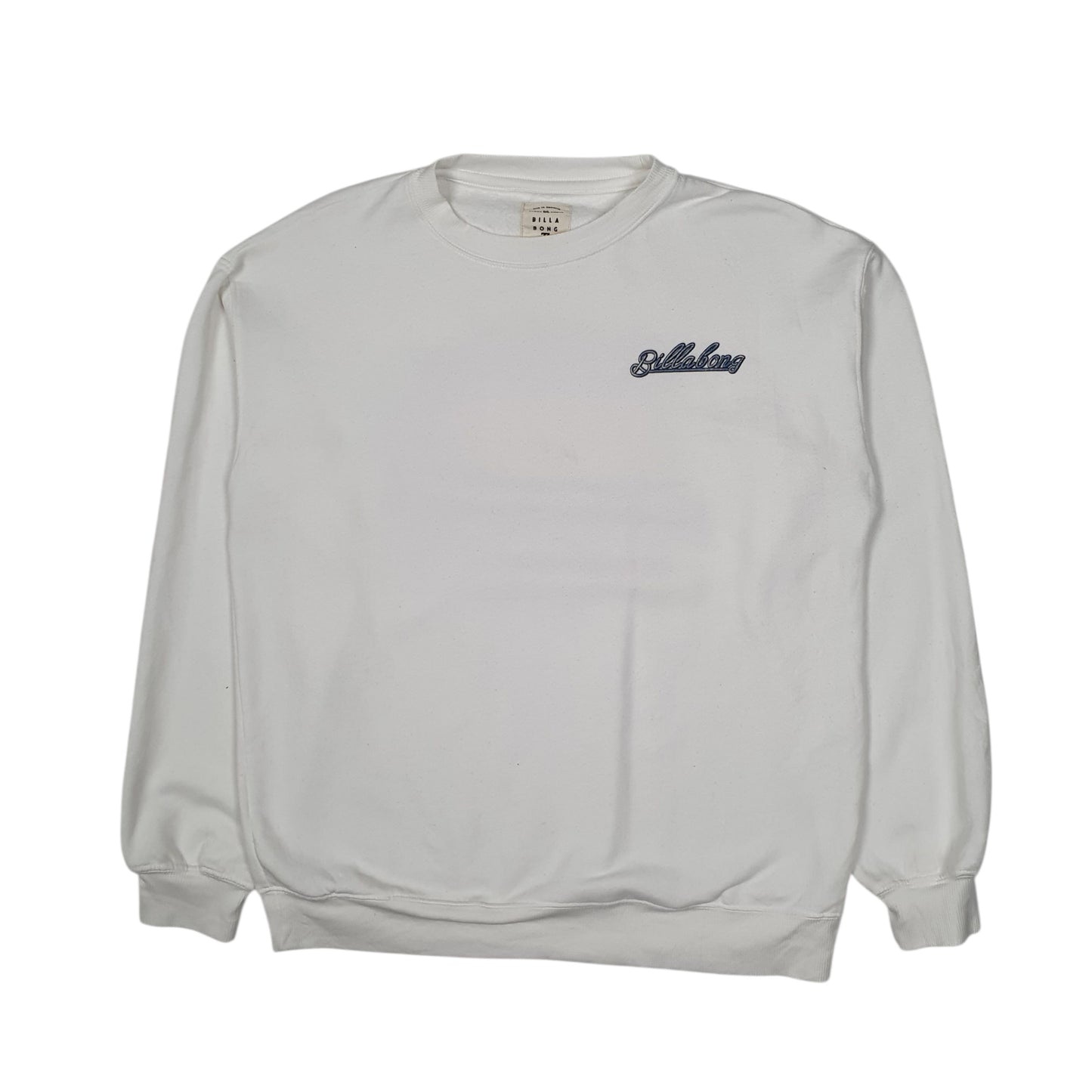 Mens White Billabong  Crewneck Jumper