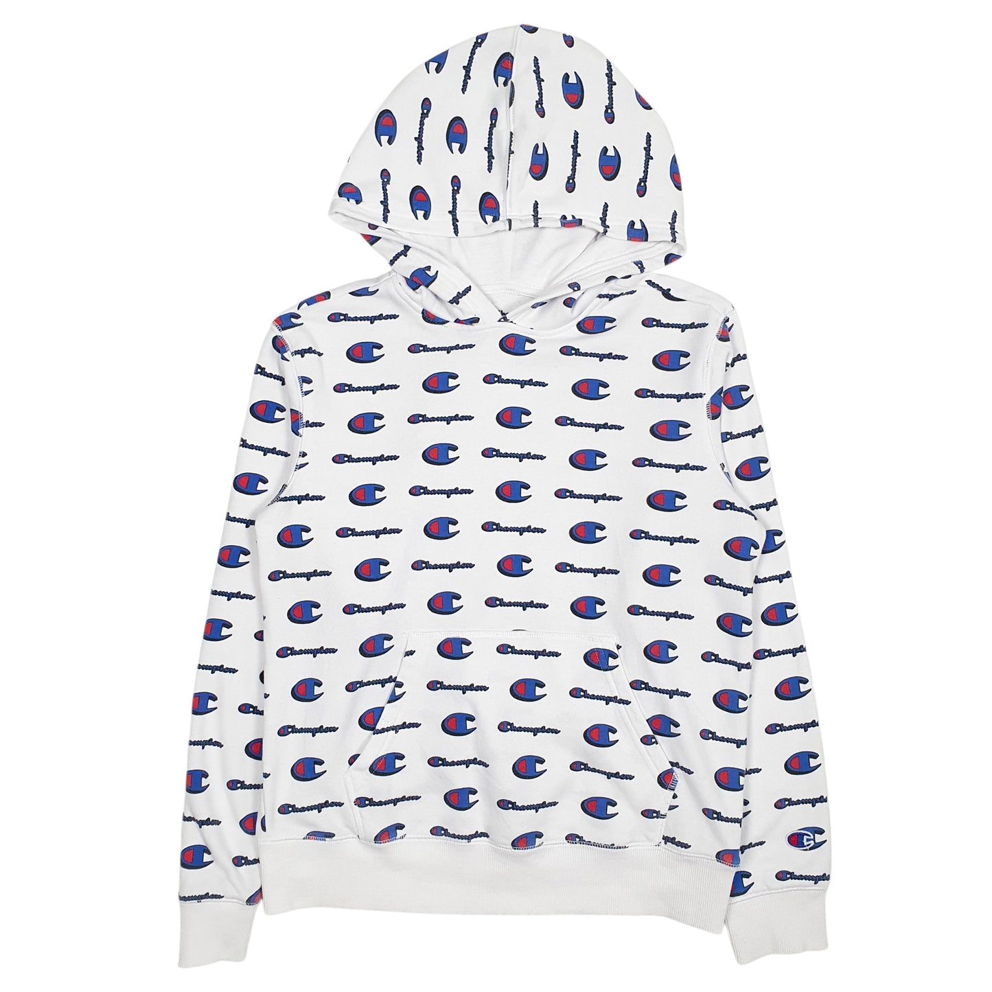 Womens White Champion Athleticwear Hoodie Jumper