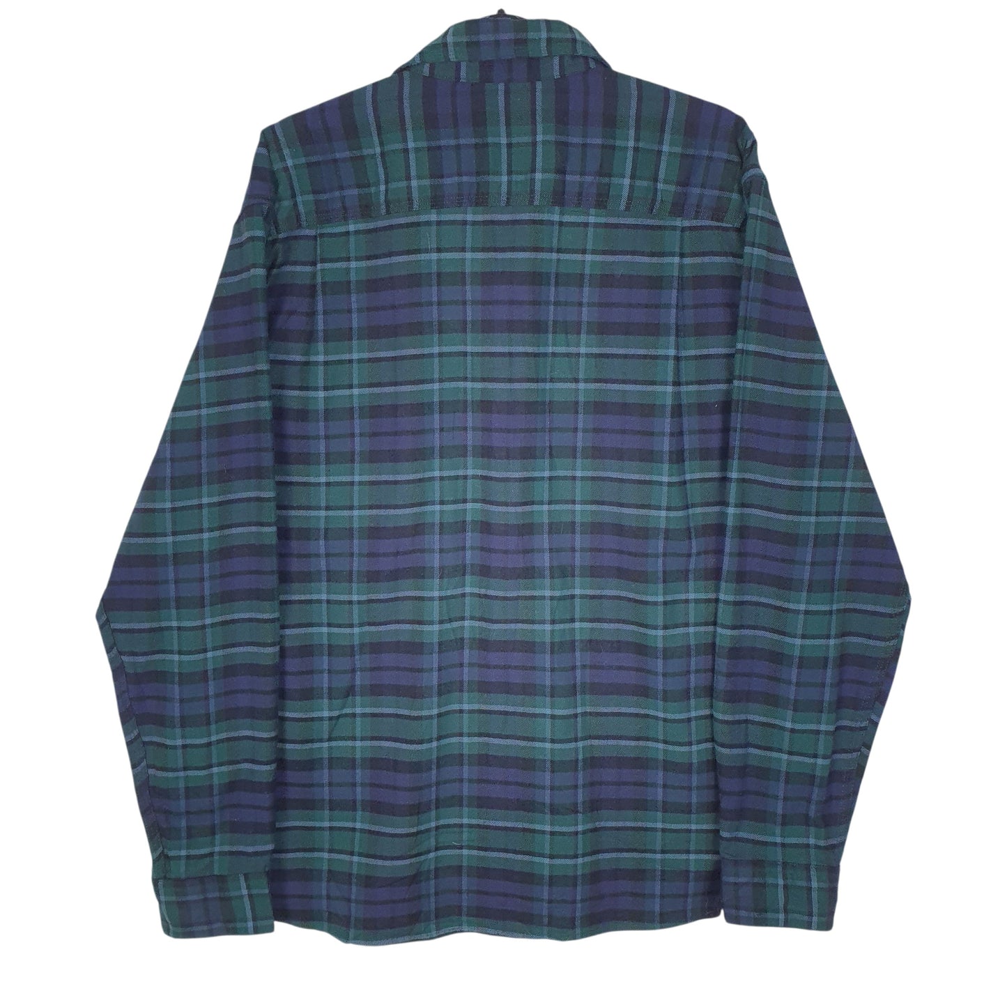 Mens Green L.L.Bean Flannel  Shirt