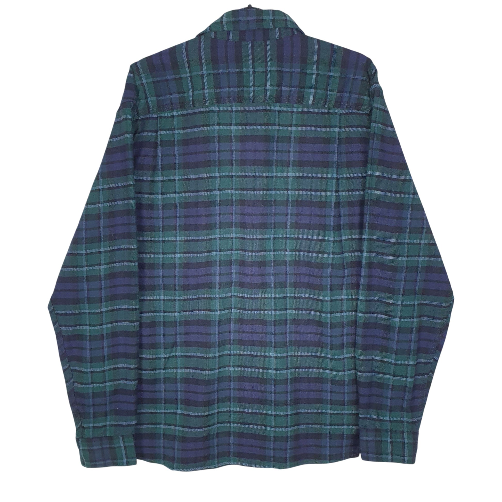 Mens Green L.L.Bean Flannel  Shirt