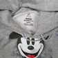 Mens Grey Disneyland Mickey Mouse Hoodie Jumper