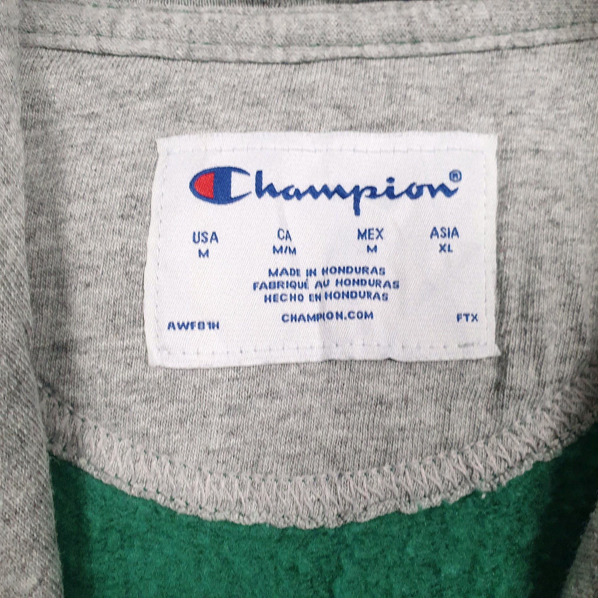 Mens Green Champion  Hoodie Jumper