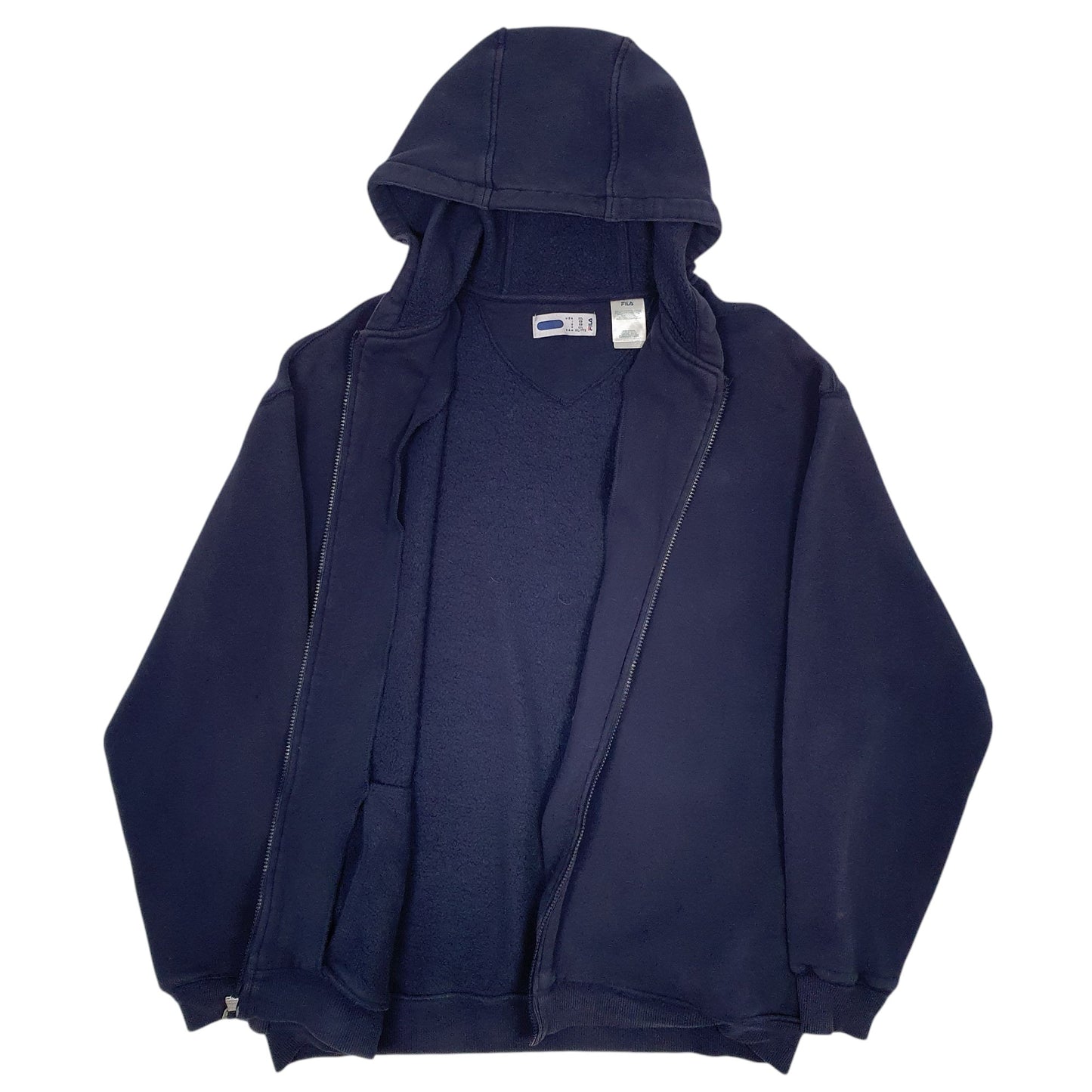 Mens Navy Fila  Full Zip Jumper