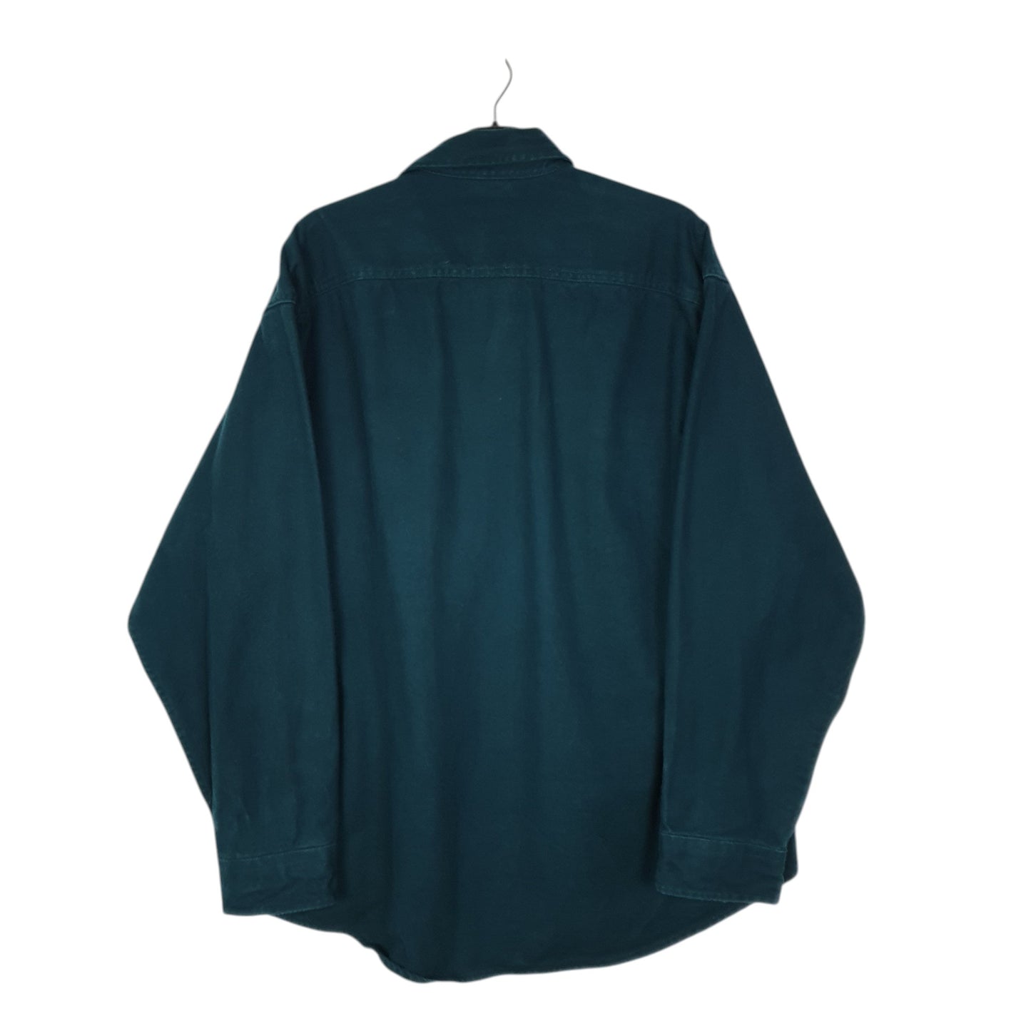 Mens Blue Woolrich Thick Expedition Chamois  Shirt