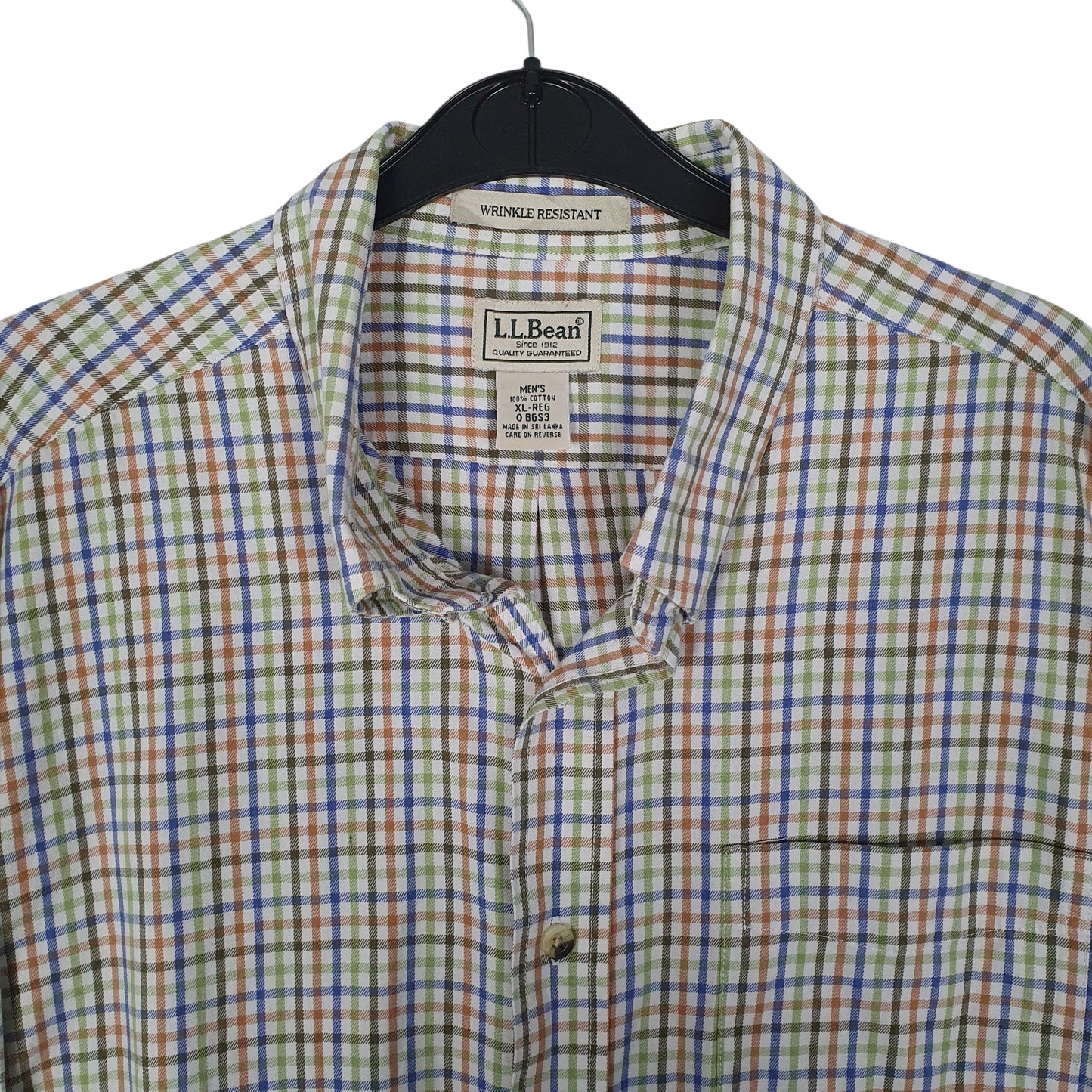 Mens Green L.L.Bean   Shirt
