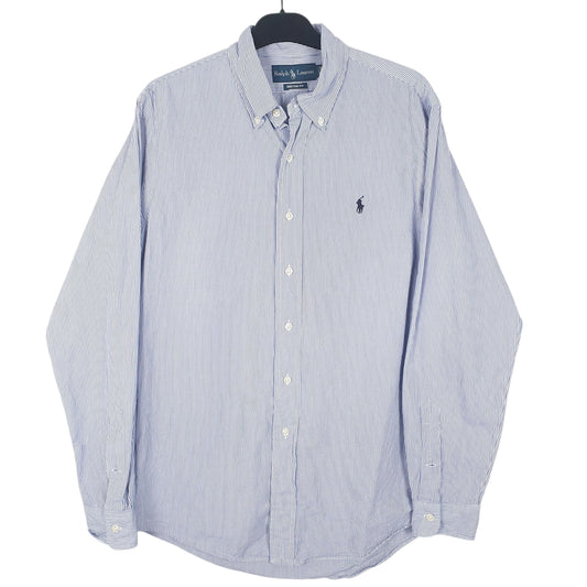 Mens Blue Ralph Lauren  Long Sleeve Shirt