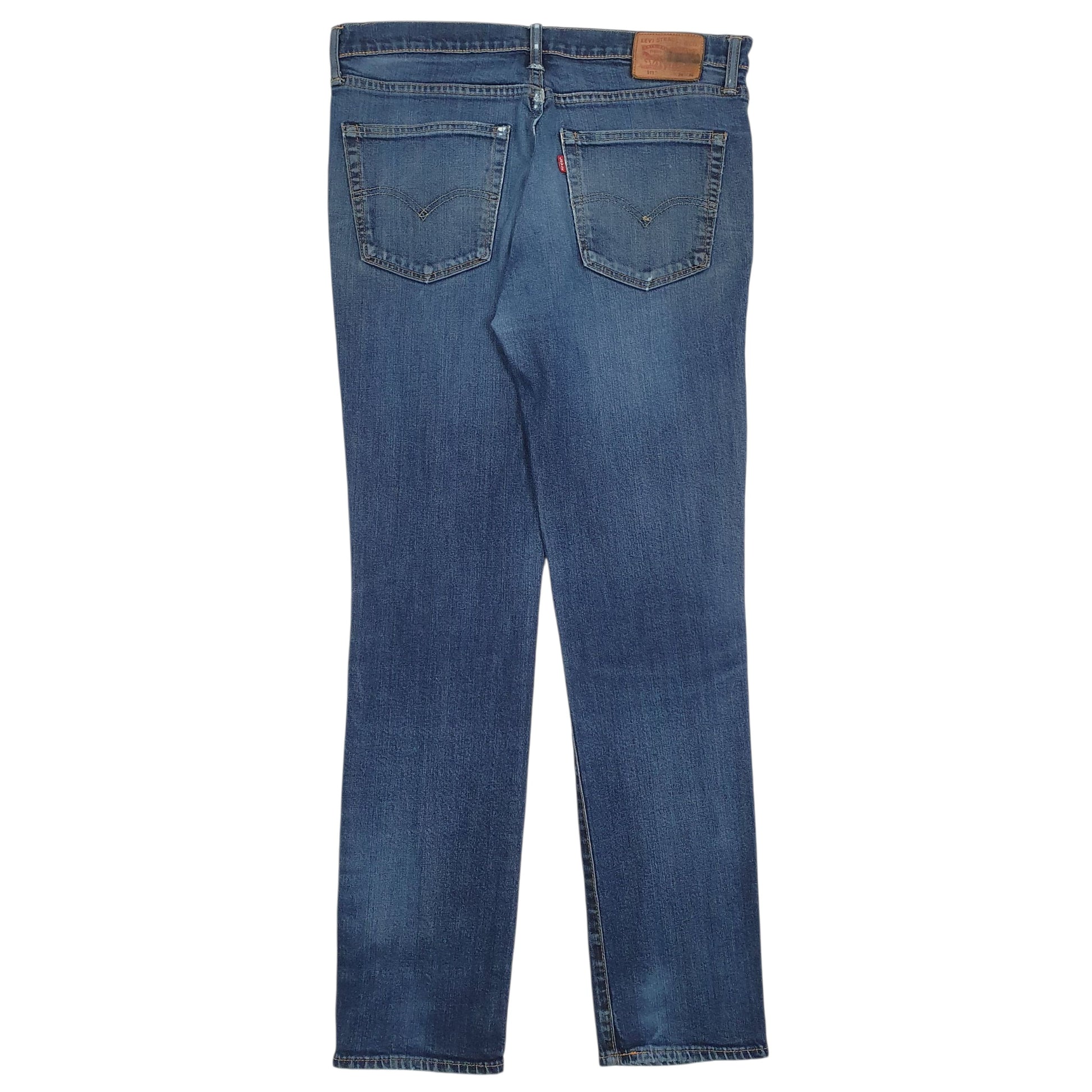 Mens Blue Levis Distressed  Jeans