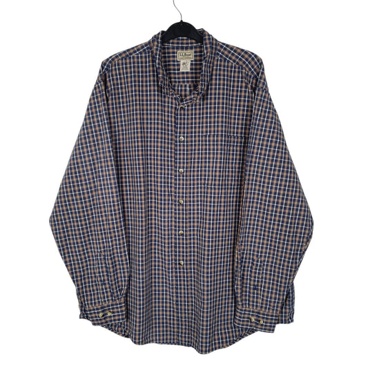 Mens Navy L.L.Bean  Long Sleeve Shirt