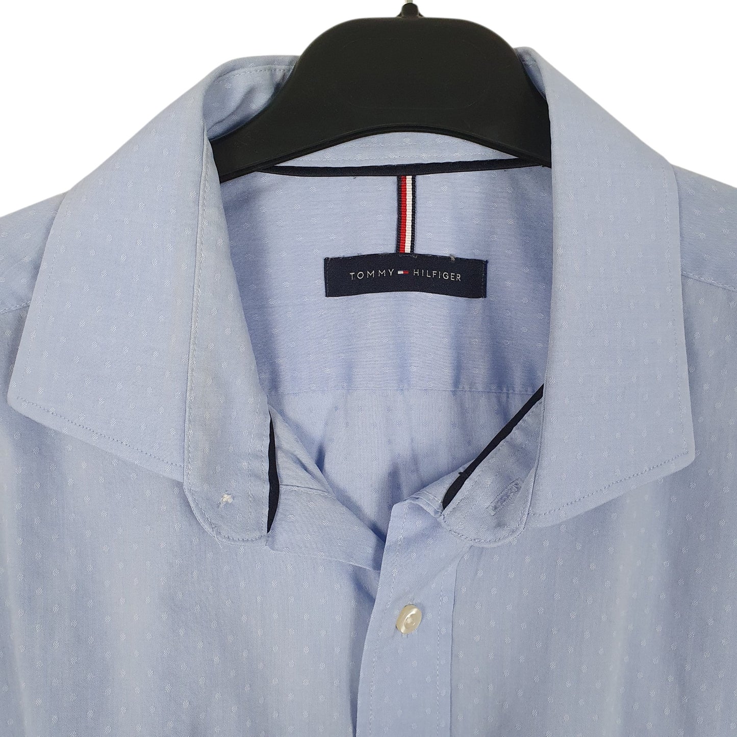 Mens Blue Tommy Hilfiger   Shirt