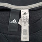 Womens Black Adidas  Crewneck Jumper