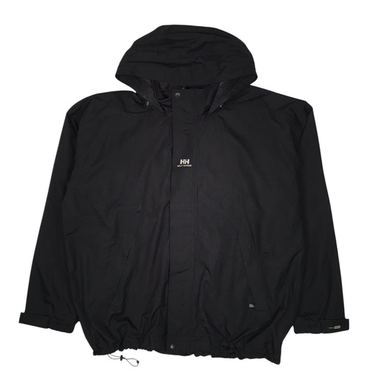 Mens Black Hello Hansen  Quarter Zip Coat