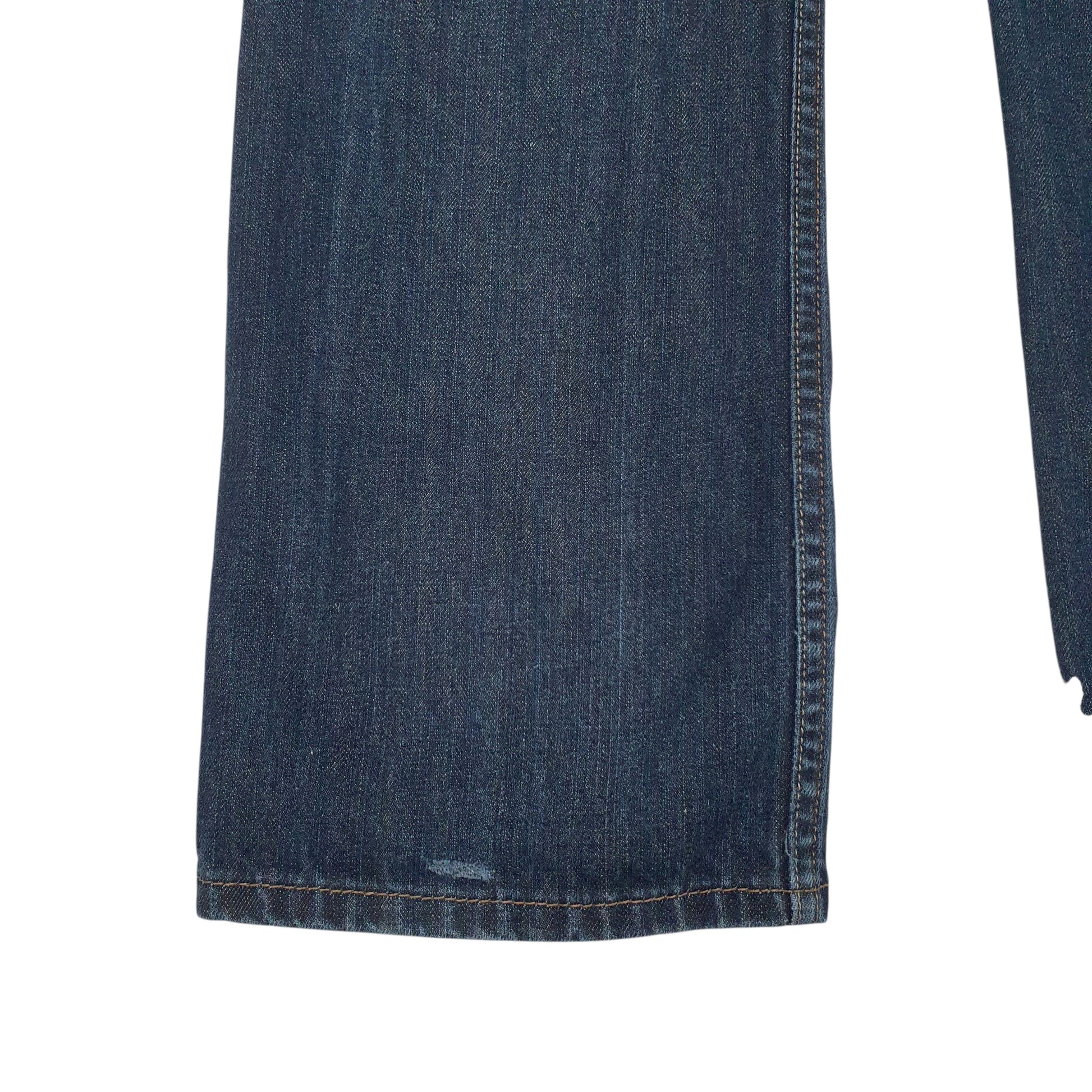 Mens Blue Levis Slim Crewneck Jeans