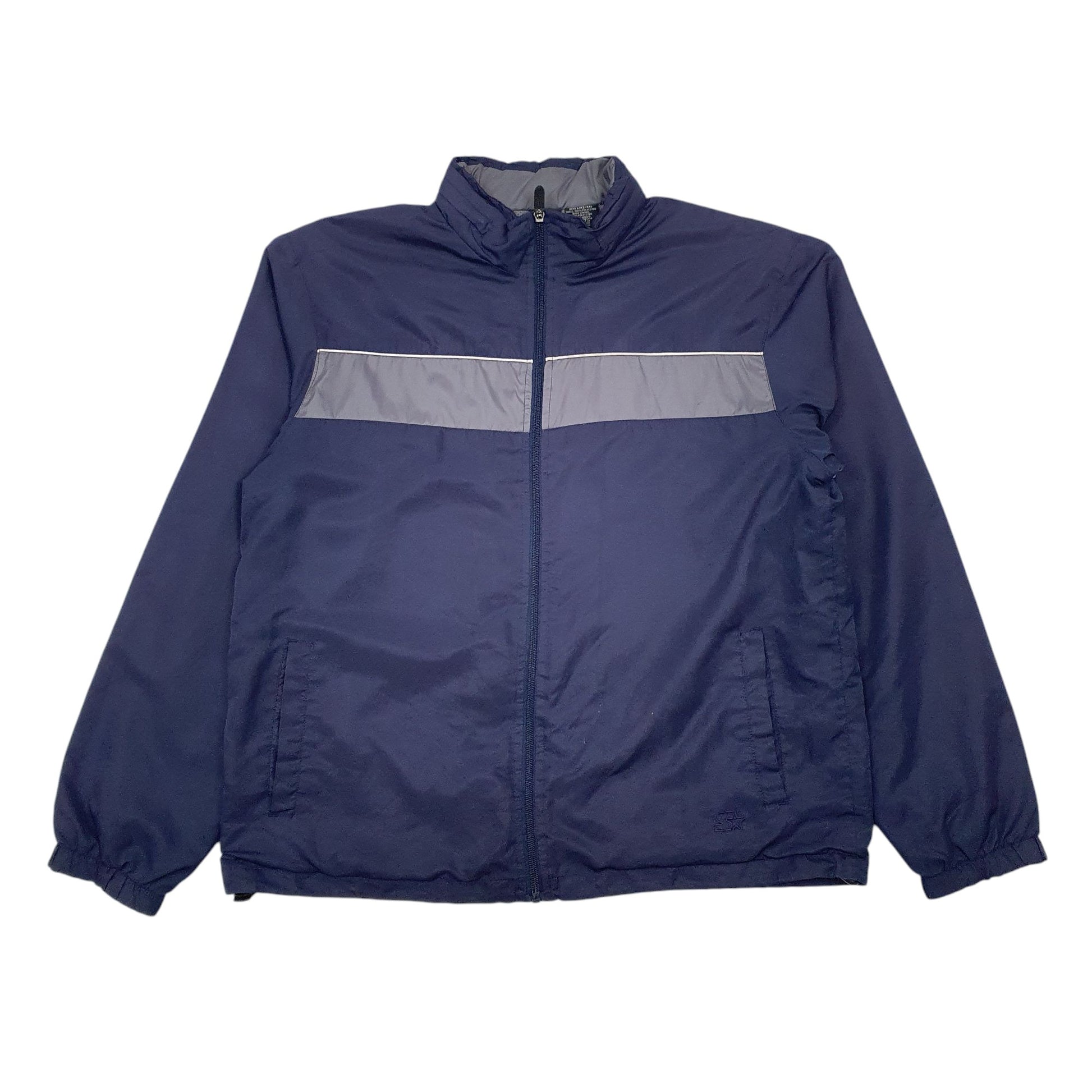 Mens Navy Starter   Coat