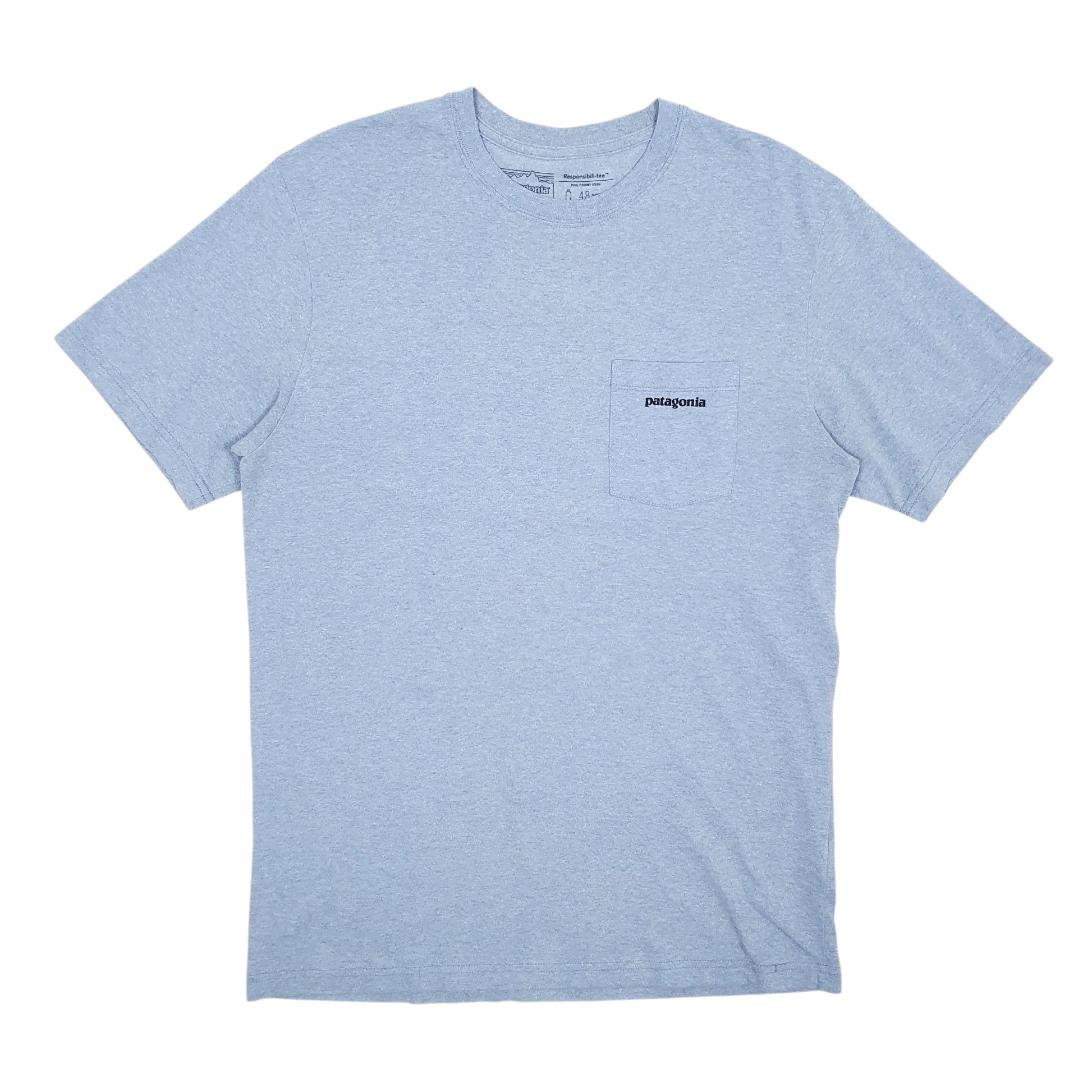 Mens Blue Patagonia  Short Sleeve T Shirt