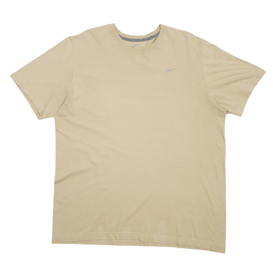 Mens Beige Nike  Short Sleeve T Shirt