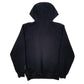 Mens Black Carhartt Original Fit Hooded Quarter Zip Jumper