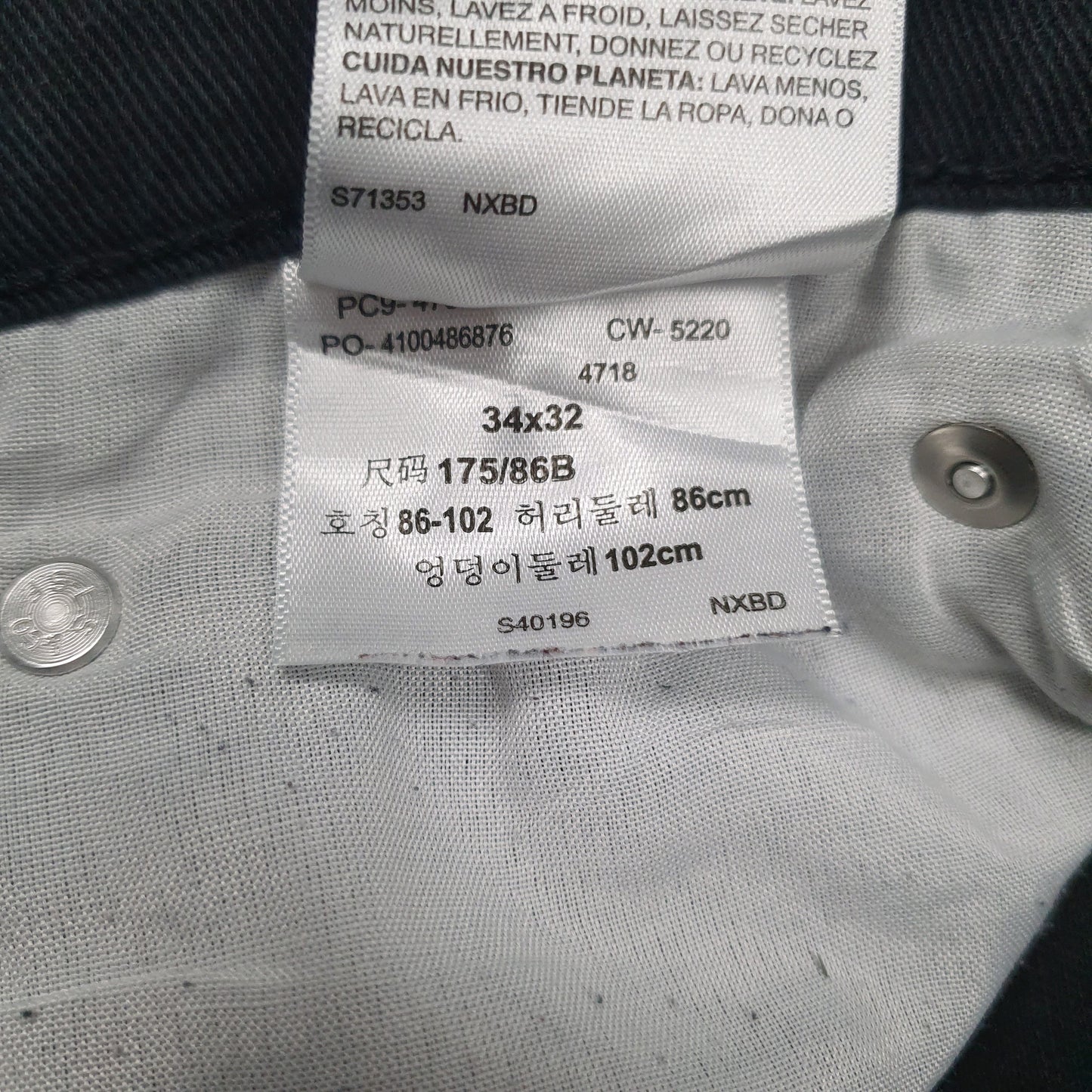 Mens Black Levis   Jeans
