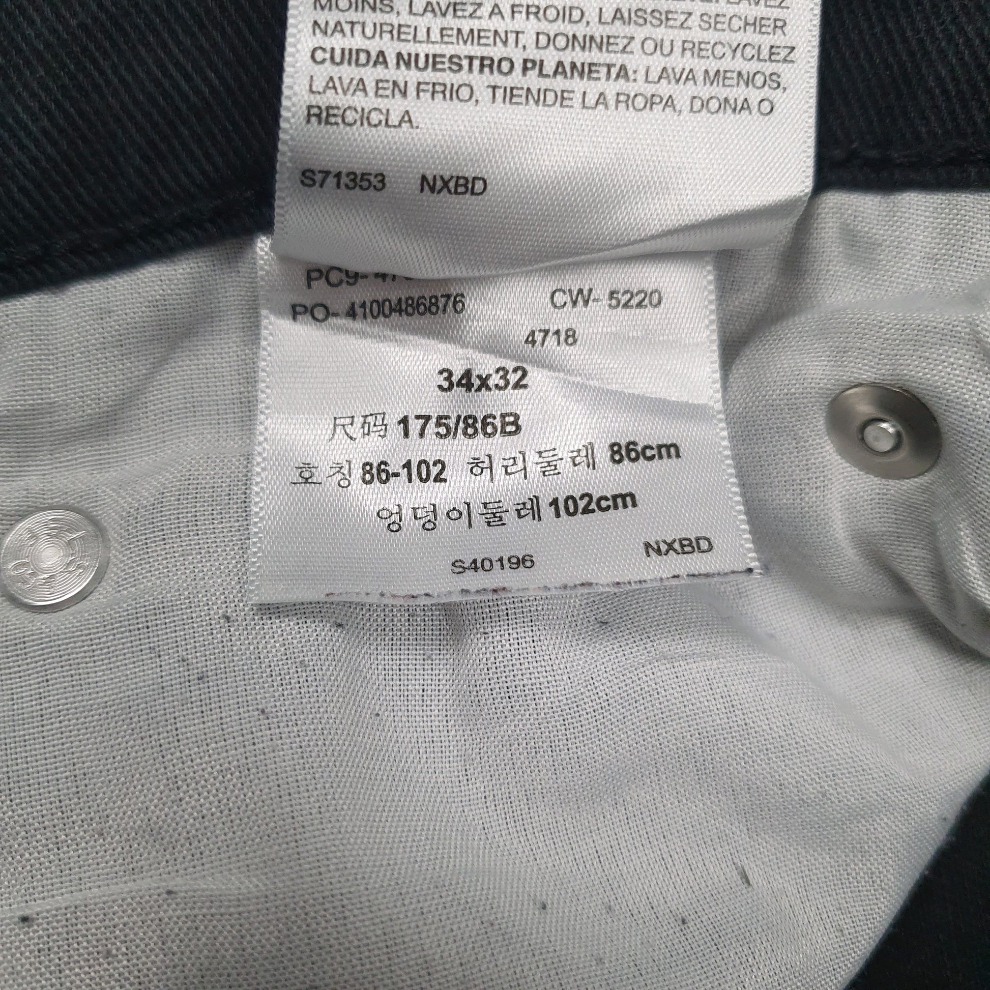 Mens Black Levis   Jeans